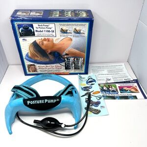 Neck Pump by Posture Pump Model 1100-SX Cervical Disc Hydrator Made USA NEW NOB